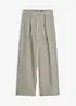 Pantaloni larghi con pinces, bonprix