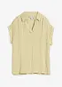 Blusa a maniche corte in viscosa fluente, bonprix