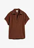 Blusa a maniche corte in mussola leggera, bonprix