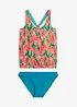 Tankini oversize con soluzione particolare alla schiena (set 2 pezzi), bonprix