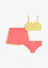 Bikini e pantaloncini (set 3 pezzi), bonprix