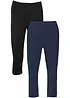 Leggings capri aderenti (pacco da 2), bonprix