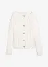 Cardigan cropped traforato, bonprix