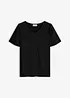 Maglia in crêpe operato, bonprix