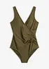 Costume intero con arricciatura ed effetto modellante leggero, bonprix