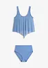 Tankini con mesh trasparente (set 2 pezzi), bonprix