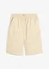 Bermuda in misto cotone paper touch, bonprix