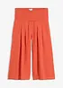 Pantaloni capri in soffice mussola, bonprix