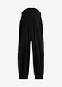 Pantaloni prémaman 2 in 1 in mussola di puro cotone, bonprix