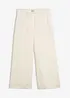 Pantaloni culotte in puro lino, bonprix