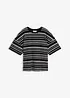 T-shirt in puro cotone a righe, bonprix