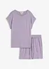 Maglia e shorts in misto viscosa morbido (set 2 pezzi), bonprix