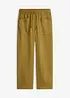 Pantaloni larghi in misto viscosa strutturato, bonprix