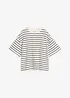 Maglia a righe in puro cotone biologico, bonprix