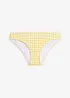 Slip per bikini a quadretti, bonprix