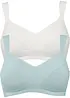 Reggiseno senza ferretto con cotone biologico (pacco da 2), bonprix