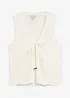 Gilet in maglia traforata, bonprix