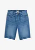 Bermuda in jeans con vita elasticizzata, vita media, bonprix