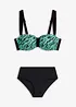 Bikini a balconcino con spalline imbottite (set 2 pezzi), bonprix