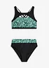 Bikini a bustier con cut-out (set 2 pezzi), bonprix