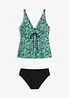 Tankini con laccetto da annodare (set 2 pezzi), bonprix
