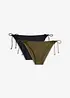 Slip per bikini (pacco da 2), bonprix