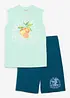 T-shirt e pantaloni corti in puro cotone biologico (set 2 pezzi), bonprix