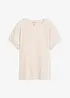 T-shirt in tessuto operato, bonprix
