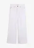 Jeans wide leg elasticizzati, vita media, bonprix