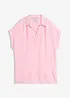 Blusa a maniche corte in viscosa fluente, bonprix