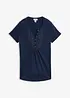 Maglia in cotone fiammato a maniche corte, bonprix