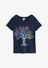 T-shirt in cotone biologico con stampa, bonprix