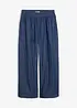 Jeans wide leg cropped, vita alta, bonprix