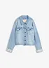 Giacca di jeans con inserto di pizzo, bonprix