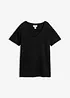 T-shirt con scollo a V, bonprix