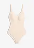 Body con coppe imbottite e effetto modellante leggero, bonprix