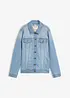 Giacca di jeans elasticizzata basic, bonprix