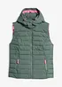 Gilet trapuntato con cappuccio, bonprix
