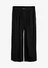 Pantaloni culotte larghi in viscosa fluente, bonprix