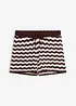 Shorts in maglia di misto lino, bonprix