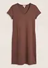 Abito in maglina di misto cotone elasticizzato, bonprix