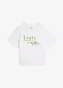 T-shirt larga in puro cotone biologico, bonprix
