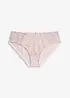 Slip alto con pizzo a fantasia floreale, bonprix
