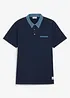 Polo con colletto in tessuto, bonprix