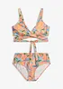 Bikini a bustier effetto incrociato (set 2 pezzi), bonprix