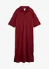 Abito midi in puro cotone biologico con colletto polo, bonprix