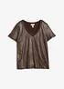Maglia in puro lino con lurex, bonprix
