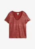 Maglia in puro lino con lurex, bonprix