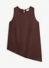 Top con misto lino, bonprix