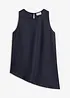 Top con misto lino, bonprix